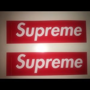 Authentic Supreme Stickers